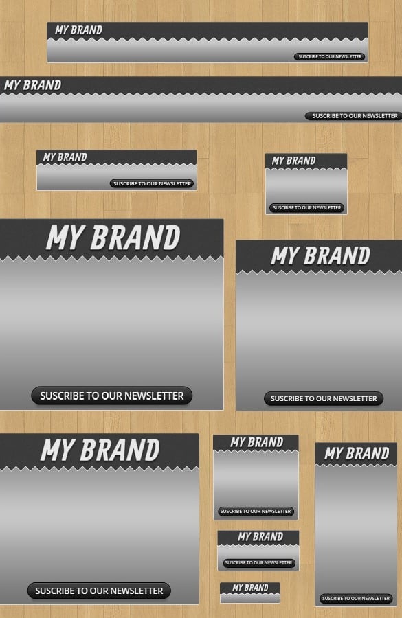 all standard psd banner templates free premium download