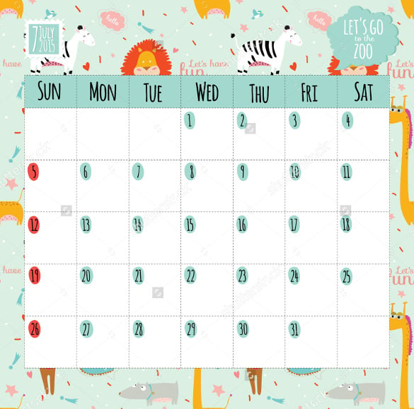 24+ Sample Birthday Calendar Templates - PSD, EPS, AI