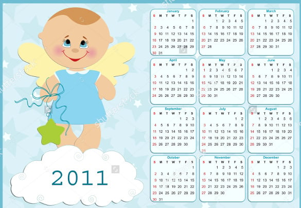 24+ Sample Birthday Calendar Templates - PSD, EPS, AI