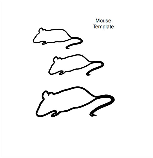 baby mouse template downoad
