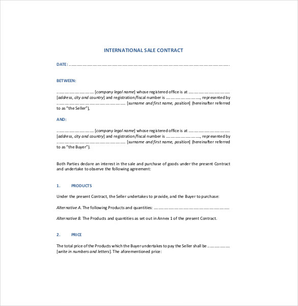 30+ Sales Agreement Template – Free Word, PDF Document Download