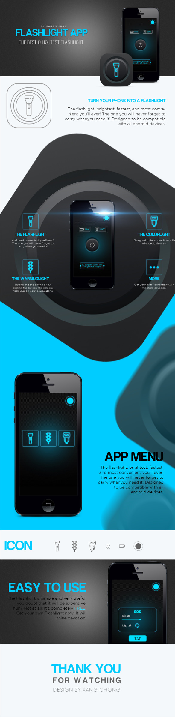 17 Beautiful Flashlight Apps & App Designs