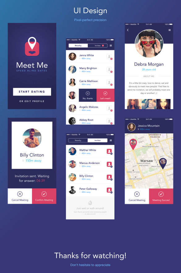 Dating App 16+ PSD, EPS, Format Download Free & Premium Templates