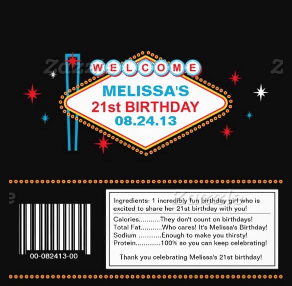 easy to print birthday party flyer template