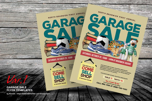 garage-sale-flyer-templates