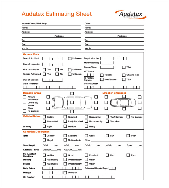 27+ Repair Estimate Templates - Word, PDF, Google Docs, Apple Pages