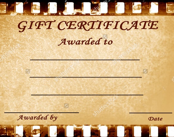 print ready birthday gift certificate