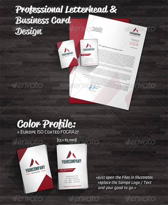 53+ PSD Letterhead Templates