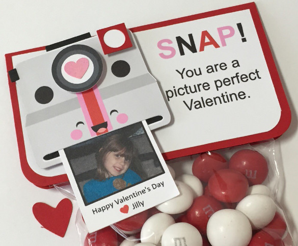 cute valentines treat polaroid template