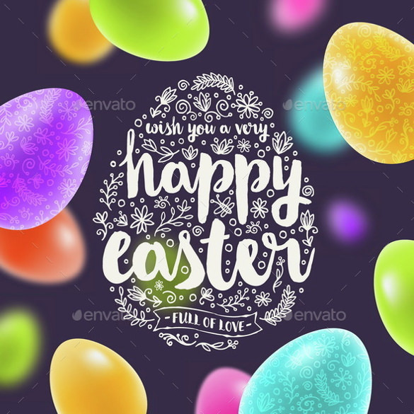 easter greeting card ai illustrator vector eps template download0a