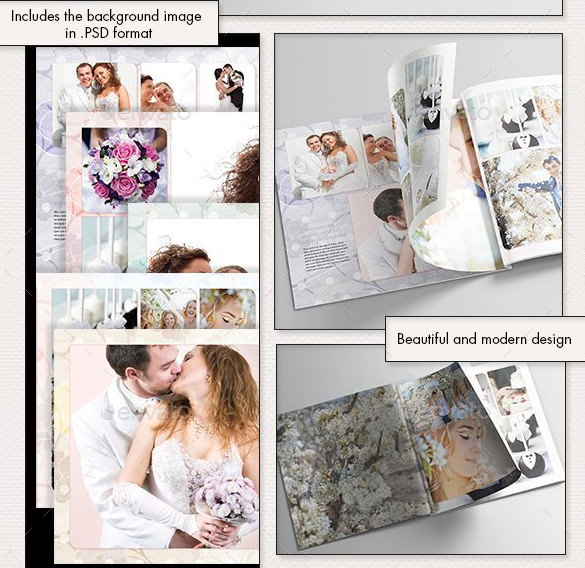 wedding album design templates psd free download