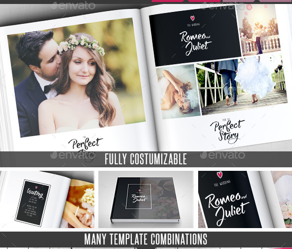 wedding album templates free psd