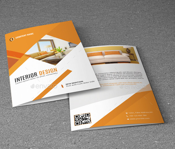 interior bifold brochure is for interior design