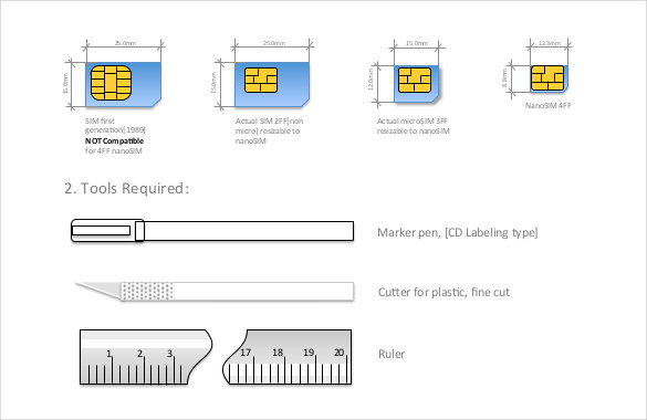 Printable Sim Card Cutting Template Printable Sim Card Cutting Template