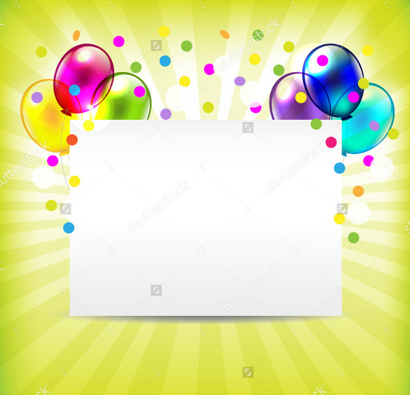 30+ Blank Birthday Templates Free Sample, Example, Format Download