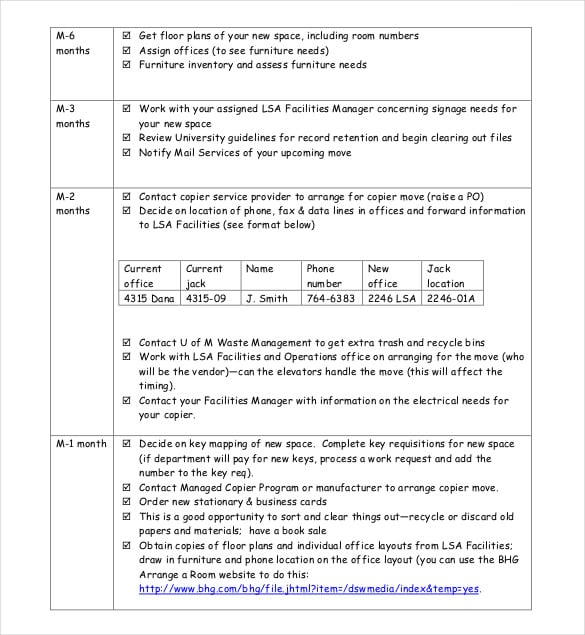 move planning inventory template pdf