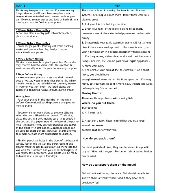 Moving Inventory Template – 18+ Free Excel, PDF Documents Download ...