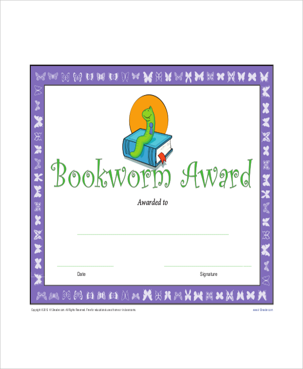 Reading Certificate Template - 6+ Free Word, Excel, PDF Documents Download
