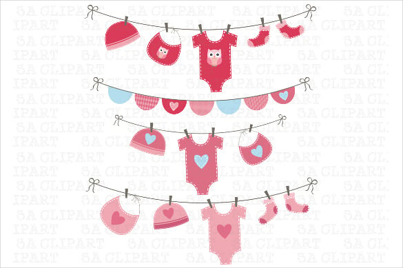 girl baby shower banner template