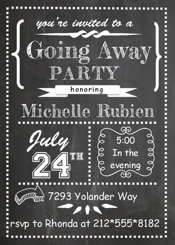 Farewell Party Invitation Template - 29+ Free PSD Format Download!
