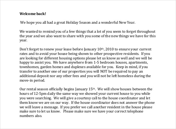 21 Holiday Letter Templates Free Sample Example Format Download 21 holiday letter templates free sample example format download