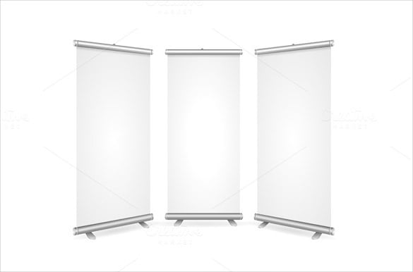 roll blank banner template