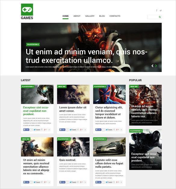 32+ Gaming Joomla Themes & Templates | Free & Premium ...