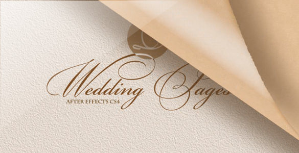 wedding after effects project template free download