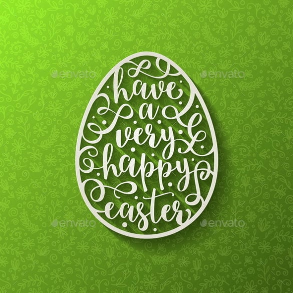 vector eps format easter greeting card template download