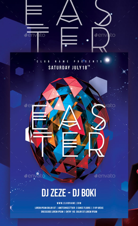 easter poster template download