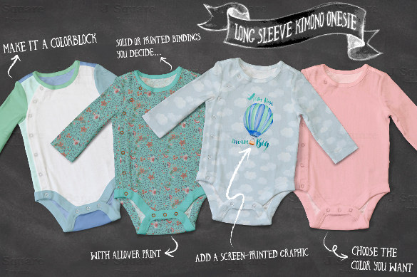 20+ Onesie Templates - PSD, PDF