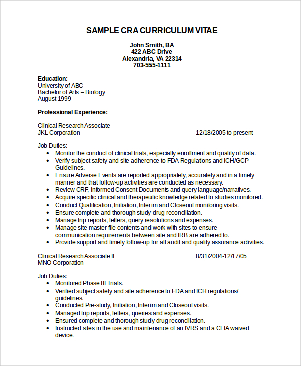 Research Assistant Resume Template 5 Free Word Excel PDF Documents 