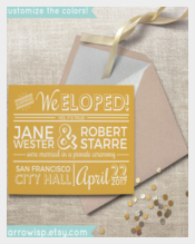 Simple Wedding Announcement Template