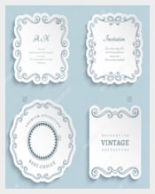 Vector Wedding label Templates