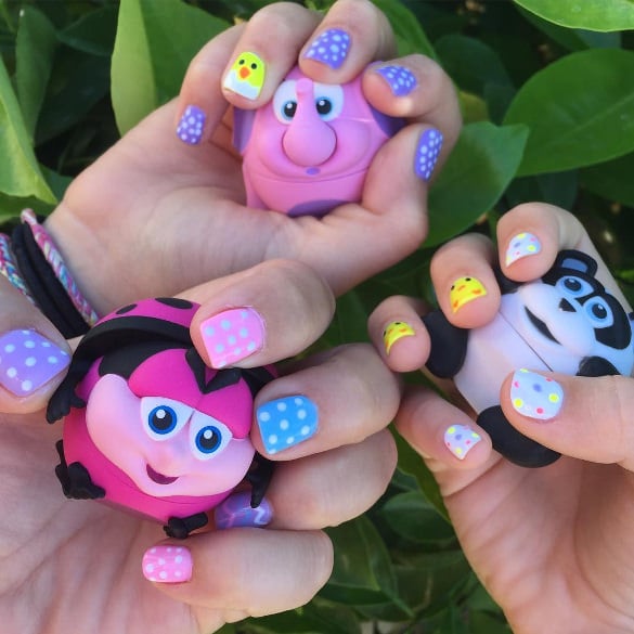 easter nails and our bebe bartoons
