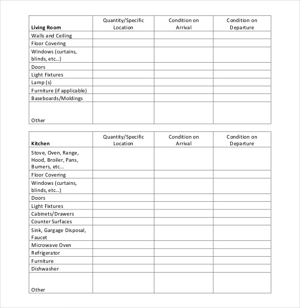 Inventory Checklist Template - 26+ Free Word, Excel, PDF Documents Download