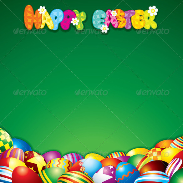 simple gradients easter background template