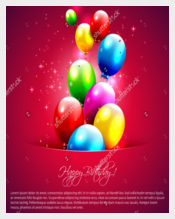Colorfuly Designed Birthday Card Templates