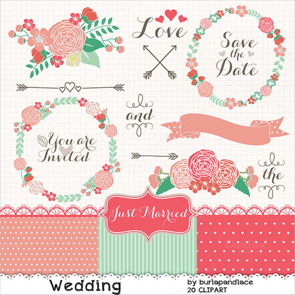 flowers wedding banner template