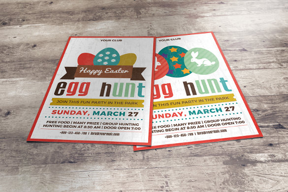 easter egg hunt party invitation