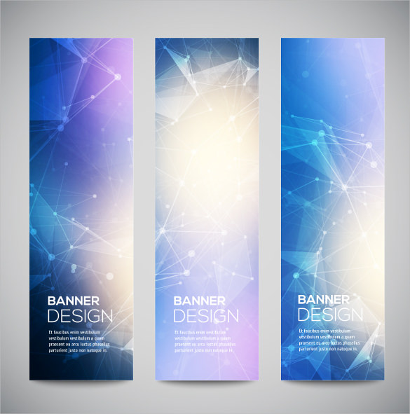 Designed Vertical Banner