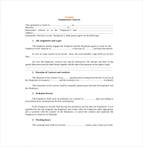 24+ Contract Agreement Templates – Word, PDF, Pages