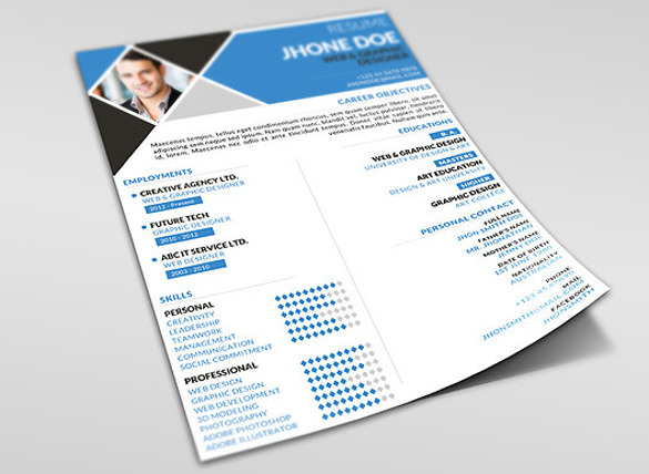 41+ One Page Resume Templates - Free Samples, Examples, &amp; Formats Download!