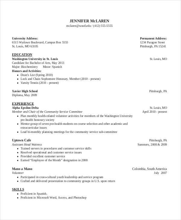Pathologist Competency Template 6+ Pathologist Resume Templates - PDF, DOC