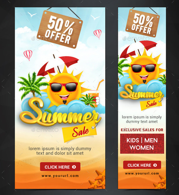 summer party banner
