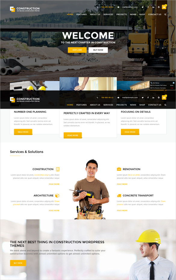 42+ Engineering Website Themes & Templates