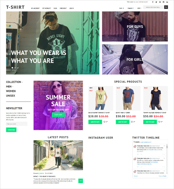 t shirt design ecommerce