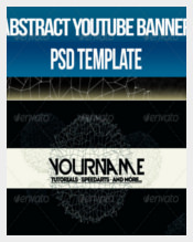Abstract YouTube One Channel Design Banner