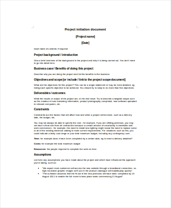 29+ Project Documentation Templates - Free Sample, Example, Format
