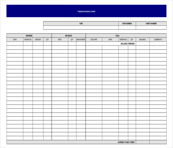 19+ Stock Inventory Control Templates - MS Word | MS Excel | Google ...